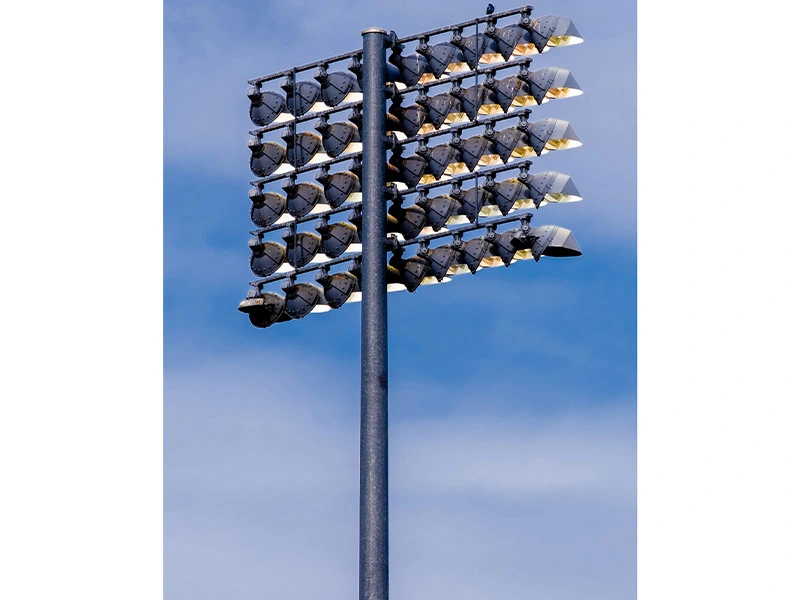 Poteaux de lampe de rue vidéo