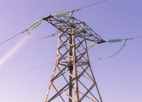 230 tour de ligne de transmission KV