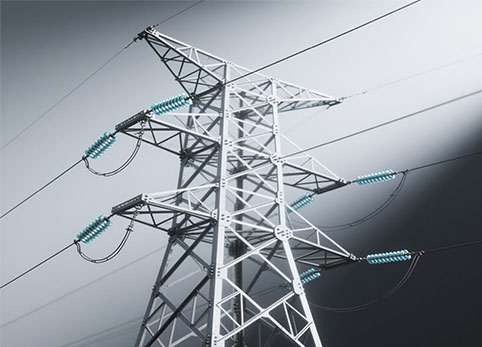 230 tour de ligne de transmission KV