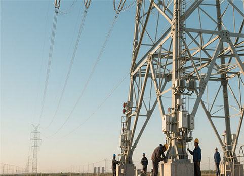 500 tour de ligne de transmission KV